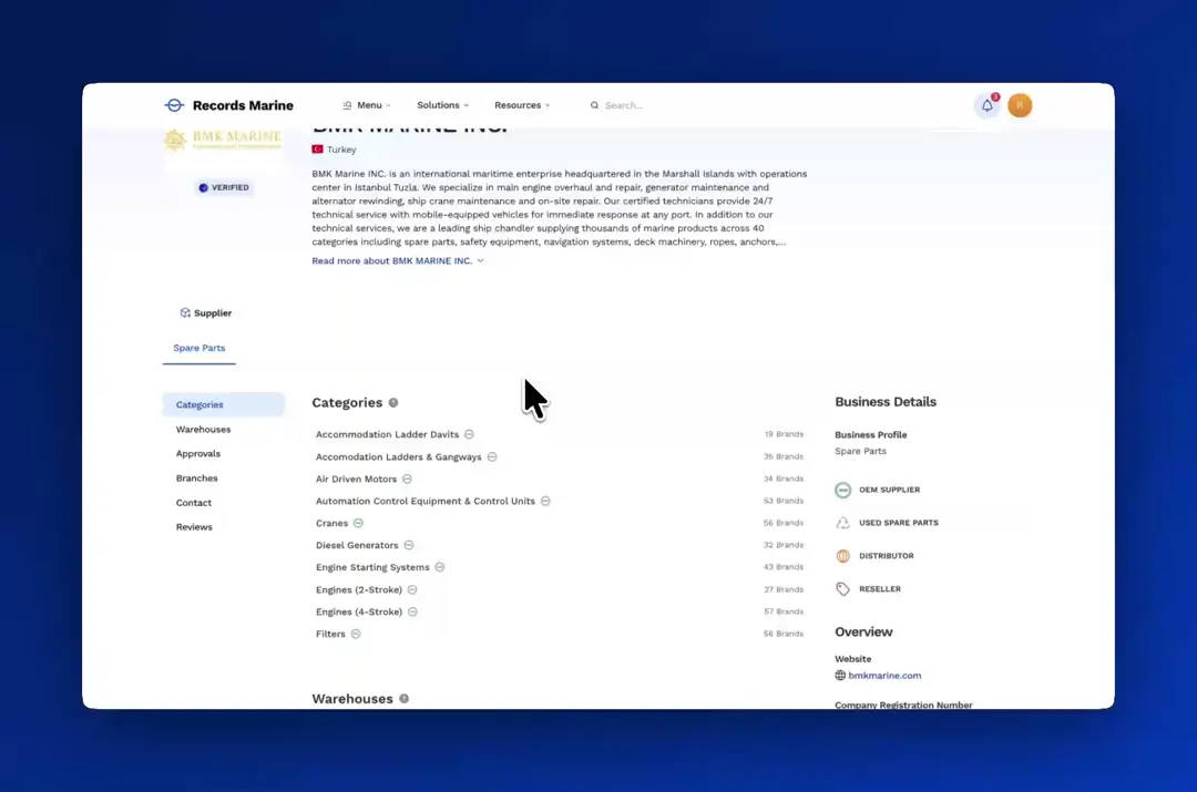 Review Business Profiles preview
