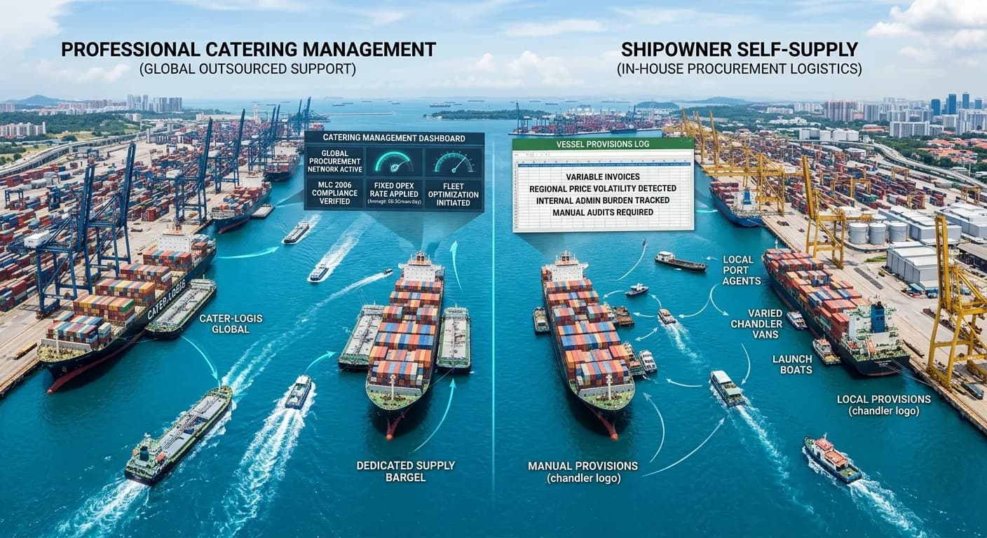 Ship Catering vs. Self-Supply