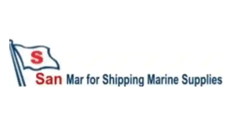 Sanmar for shipping marine supplies logo