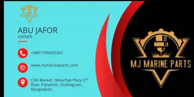 MJ Marine Parts logo