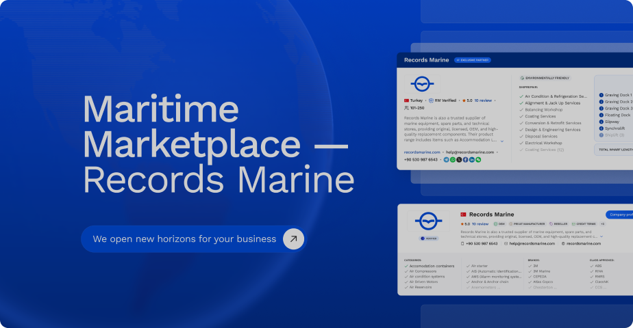 Records Marine — Global Maritime Marketplace for Ship Managers, Suppliers & Service Providers